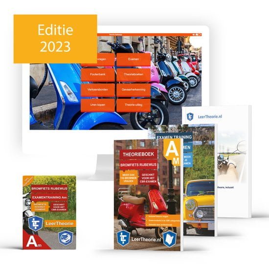 Theorieboek Rijbewijs Am 2023 Scooter Met 25 Unieke Online Theorie ...